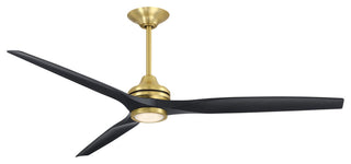 Fanimation Spitfire DC-KIT-72-LK Spitfire DC 72" 3 Blade Indoor / - Brushed