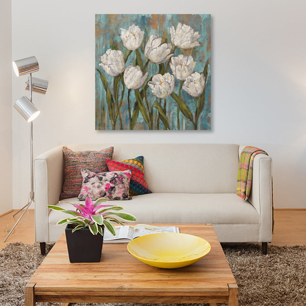 "Jenny''s Garden II" by Brian Francis, Canvas Print, 26"x26"