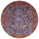 Ahgly Company Indoor Round Mid-Century Modern Area Rugs, 7' Round