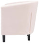 Armchair Accent Chair, Velvet, Pink, Modern, Living Lounge Hotel Hospitality