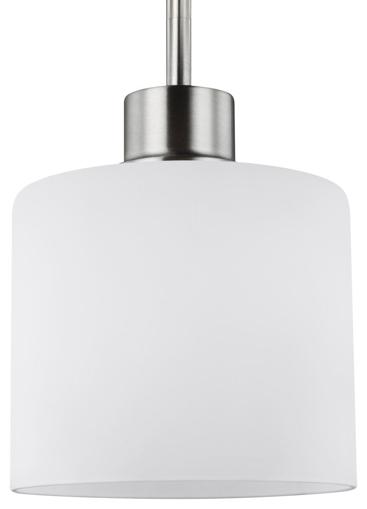 Canfield 1-Light Mini-Pendant, Brushed Nickel