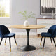 Dining Table, Oval, Wood, Black Brown Natural, Modern, Cafe Bistro Restaurant