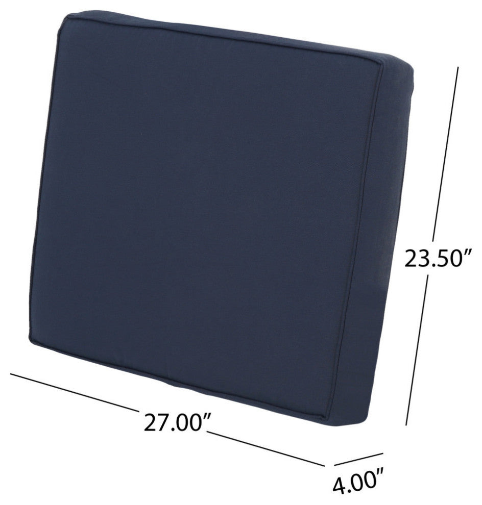 Kosciusko Club Chair Cushions, Set of 4, Navy Blue