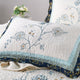 Serenta Dorset 3-Piece Bed Spread Coverlet Set, Blue, King, 102"x90"