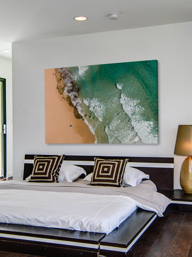 "The Waves" Print on Canvas by Karolis Janulis