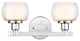 Innovations 330-2W-PC-CLW-LED 2-Light Bath Vanity Light, Polished Chrome