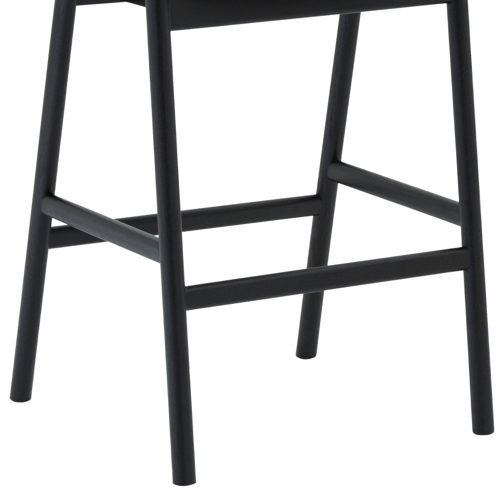Apache Black Oak Wood and Faux Leather