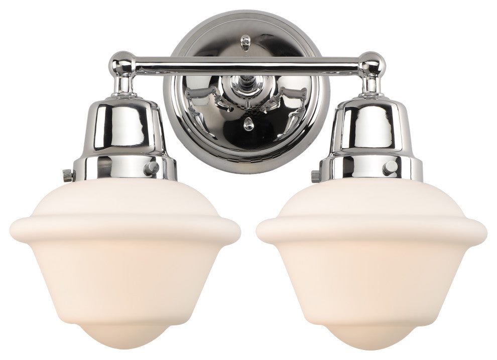 Innovations 623-2W-PC-G531 2-Light Bath Vanity Light, Polished Chrome