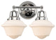 Innovations 623-2W-PC-G531 2-Light Bath Vanity Light, Polished Chrome