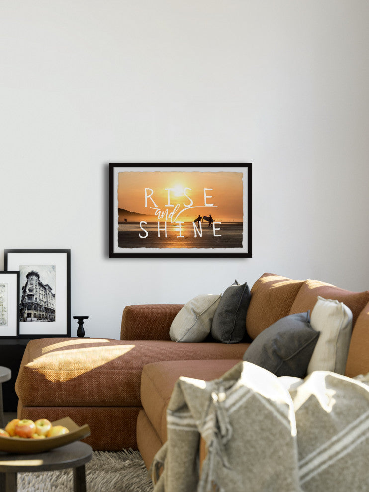 "Rise and Shine XI" Framed Painting Print