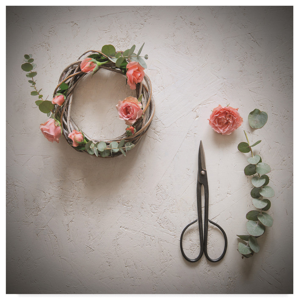 "The Round of Roses" by Christine Sainte-Laudy, Canvas Art