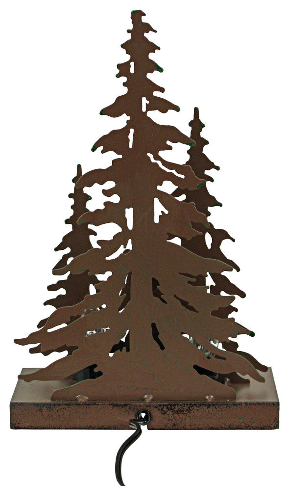 Rustic Metal Bigfoot Forest Stroll Accent Lamp Decorative Sasquatch Home Decor