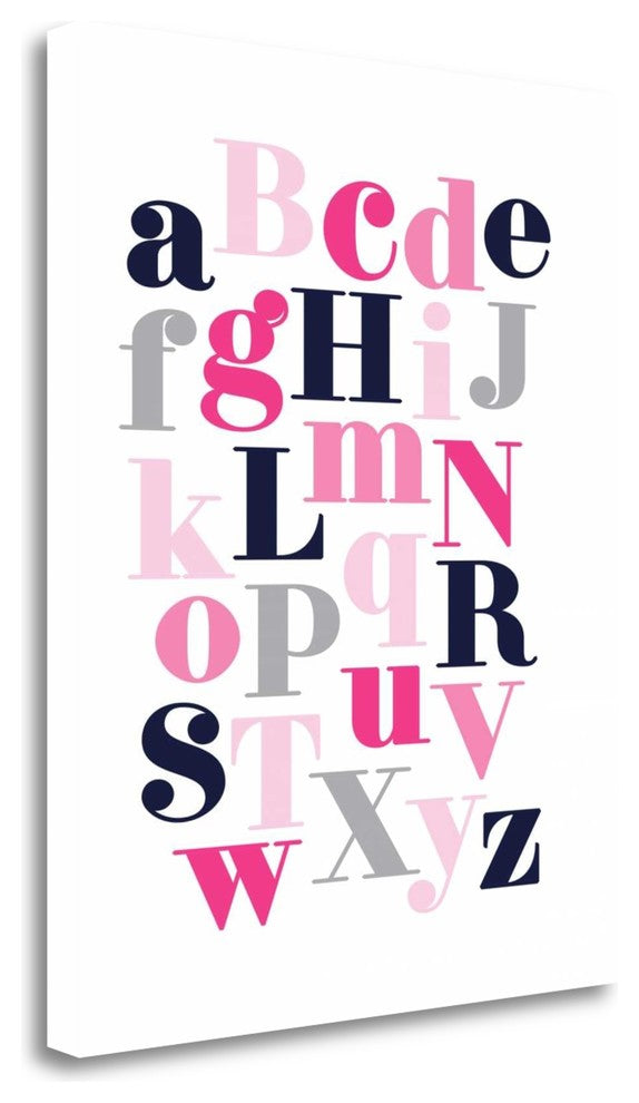 "Abc" By Tamara Robinson, Giclee Print on Gallery Wrap Canvas, Ready to Hang