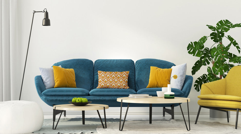 Feathers Accent Pillow, Golden Mustard, 14"x20"