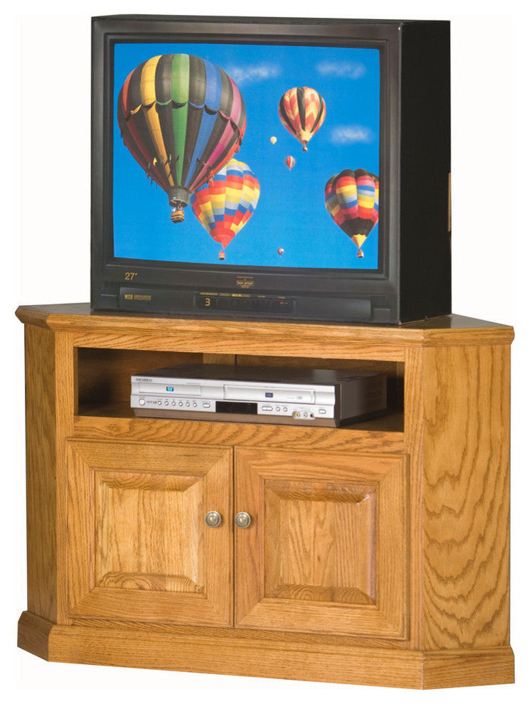 Eagle Furniture 41" Corner TV Cart, Medium Oak