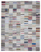 Rug N Carpet - Handmade Turkish 9' 11'' x 13' 1'' Unique Patchwork Kilim Rug