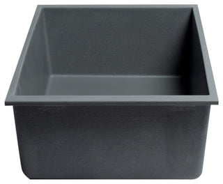 ALFI brand AB3020UM-T Titanium 30" Undermount Granite Composite Kitchen Sink