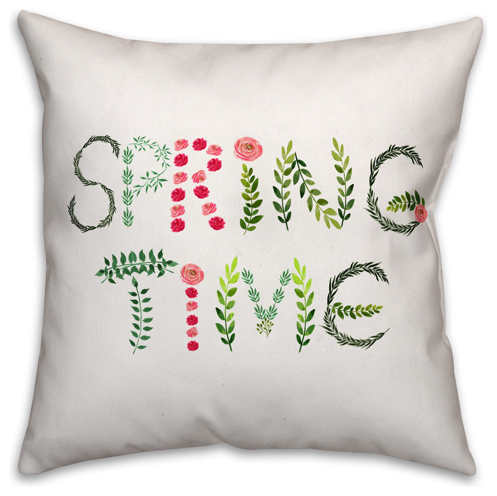 Spring Time Throw Pillow