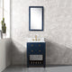 Madalyn 24" Monarch Blue Bathroom Vanity With Mirror