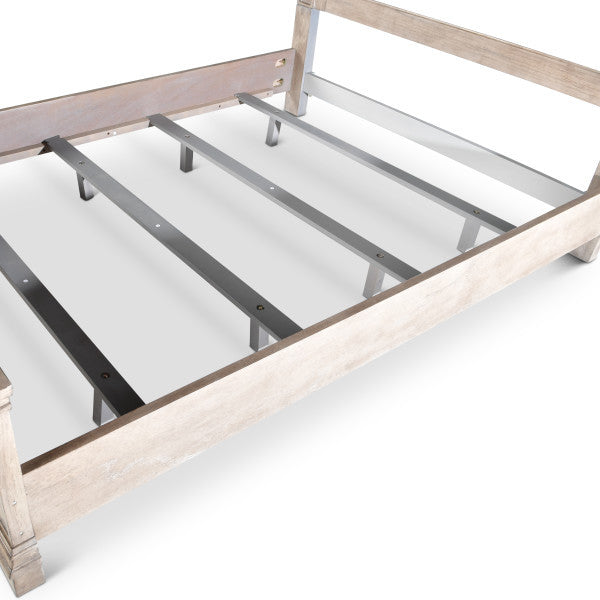 Highland Park Bed, Distressed Driftwood, King