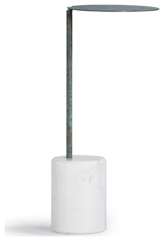 Lily Green Patina Drink Table, Small