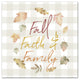Fall Faith Family 16x16 Canvas Wall Art