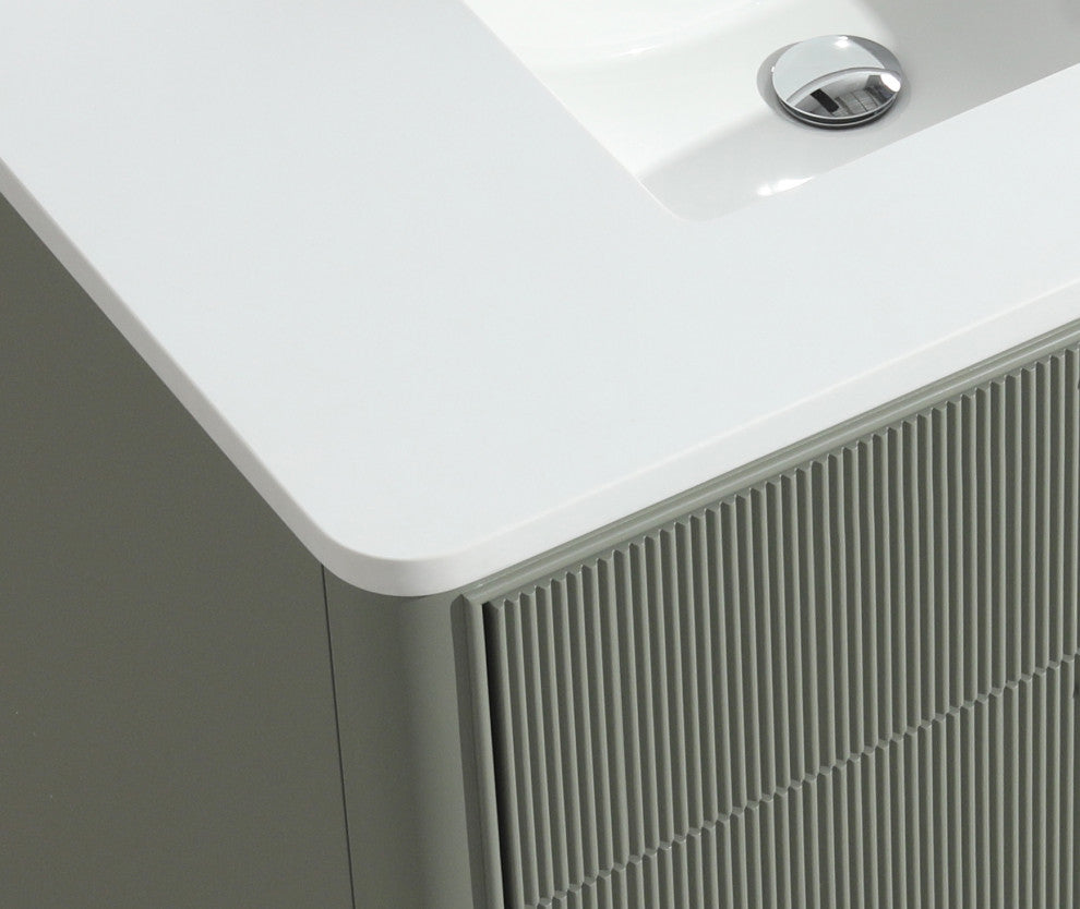 Ari Kitchen and Bath Aria 36" Freestanding Bathroom Vanity Sage