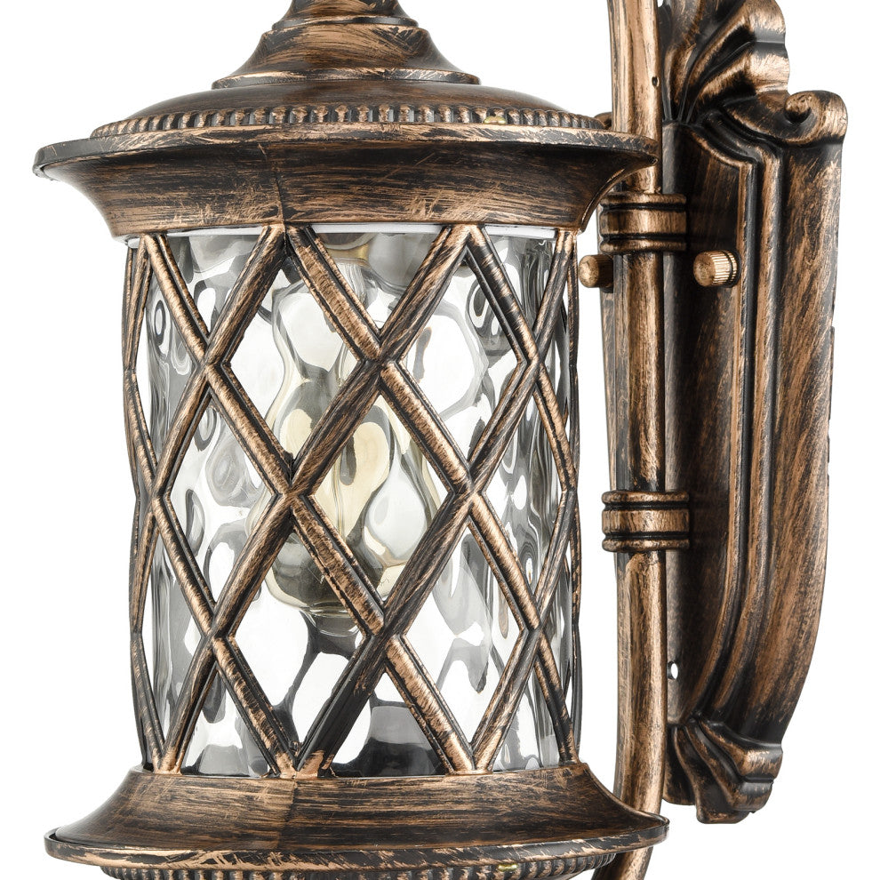 Outside Wall Lights Water Glass Exterior Wall Sconces