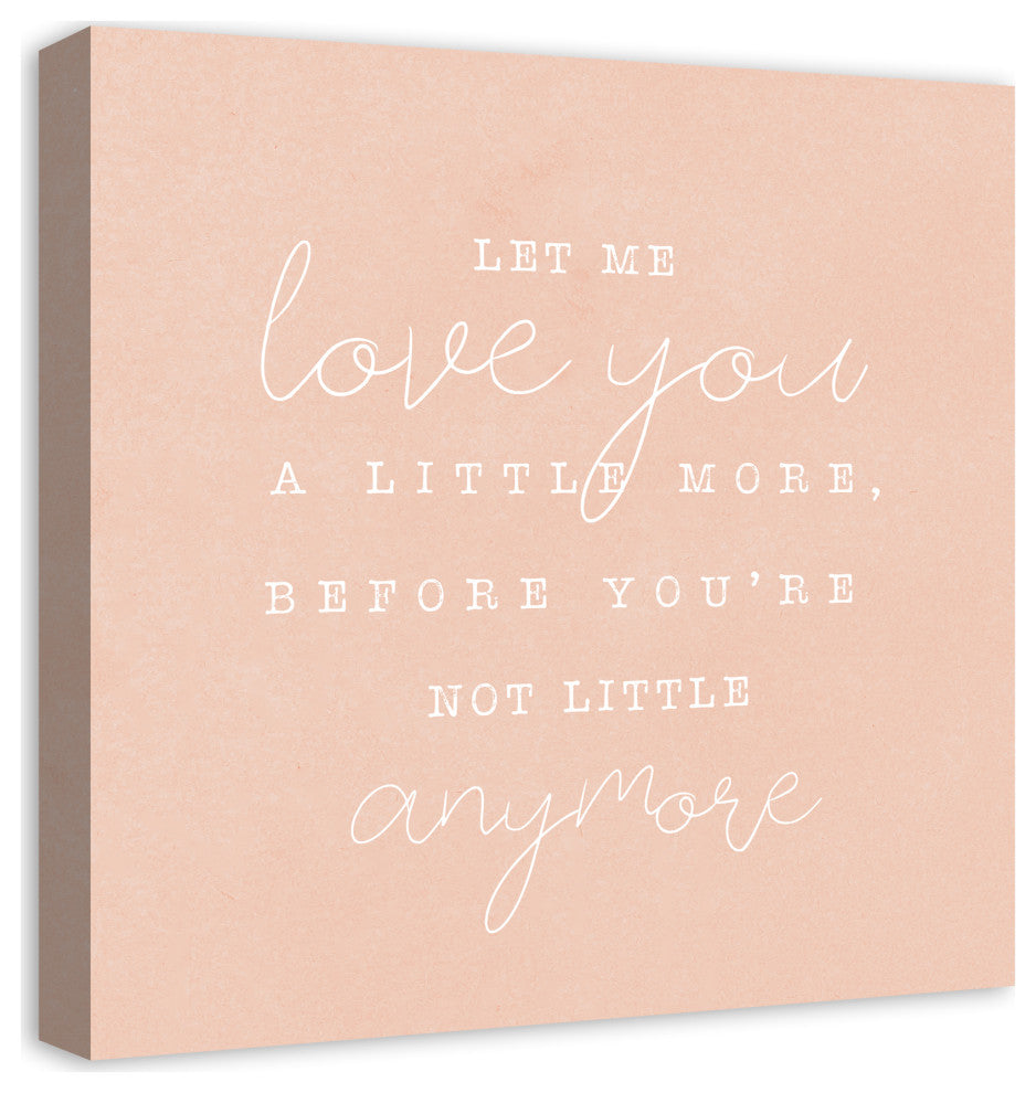 Let Me Love You 20x20 Canvas Wall Art