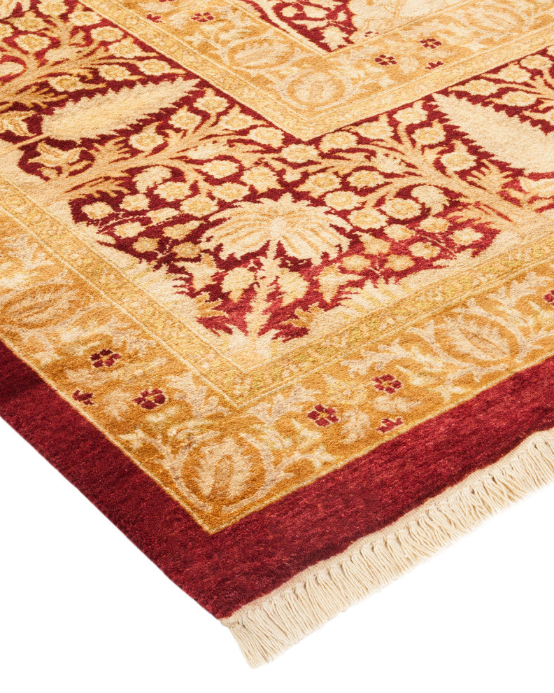 Mogul, One-of-a-Kind Hand-Knotted Area Rug Red, 9'3"x12'6"