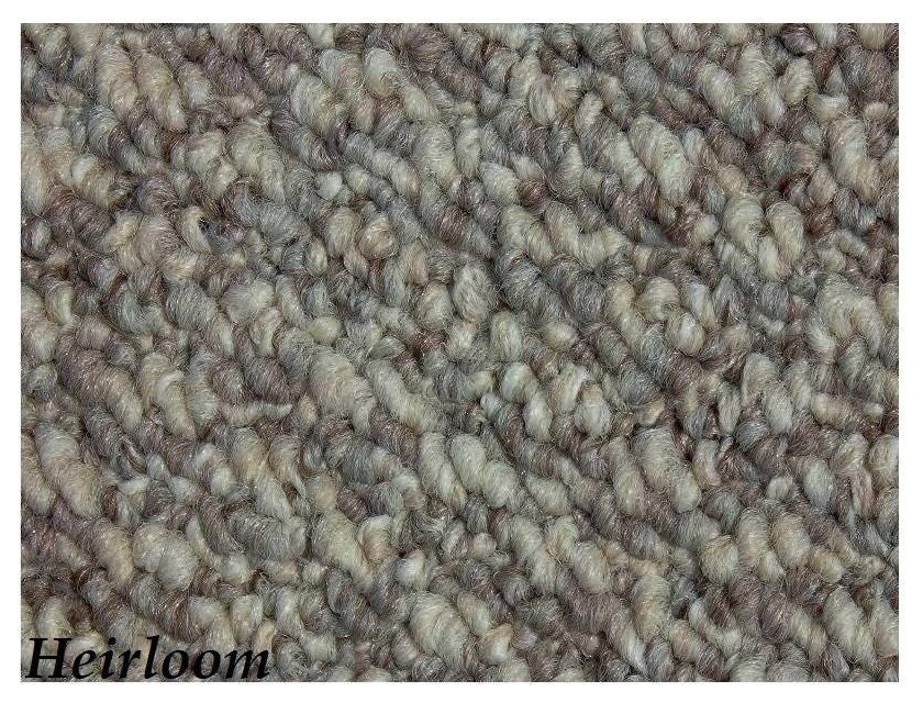 Cambridge II Soft Scroll Loop Indoor Area Rug, Heirloom SQ 9'x9'