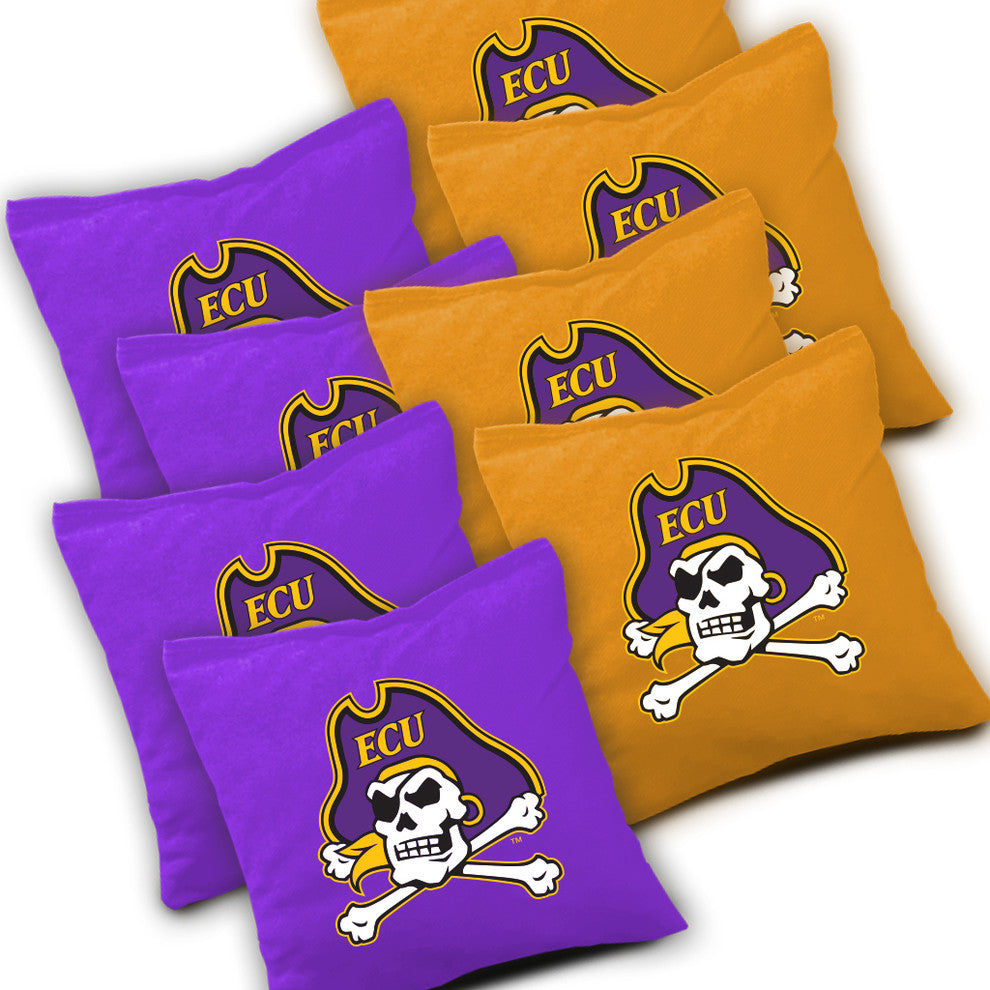 East Carolina Distressed Cornhole Set