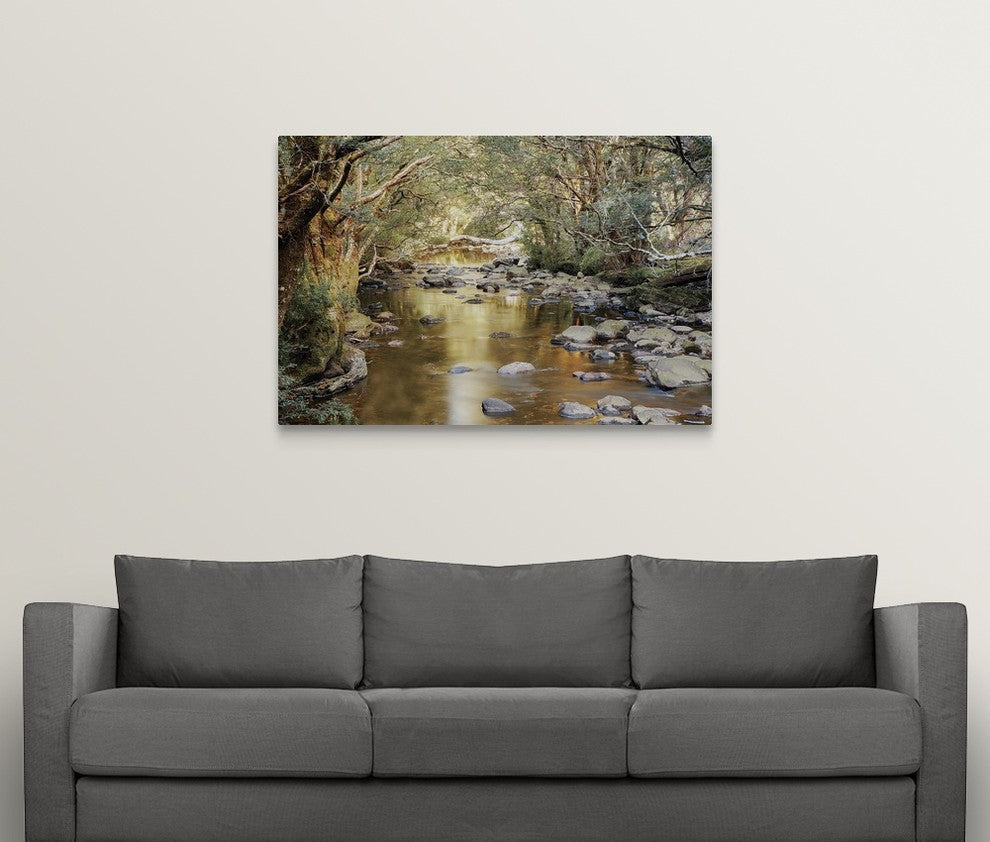 "Enchanted Stroll" Wrapped Canvas Art Print, 48"x32"x1.5"