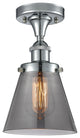 INNOVATIONS LIGHTING 916-1C-PC-G63 Small Cone 1 Light Semi-Flush Mount