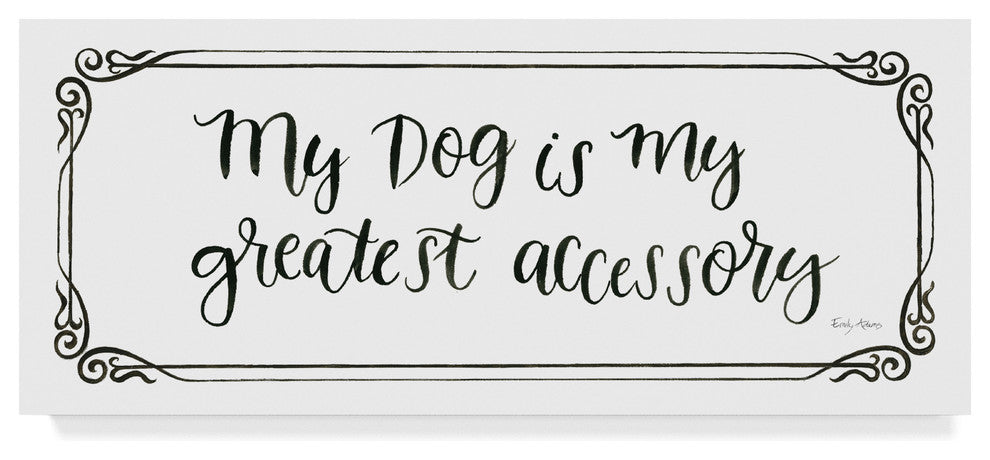 Emily Adams 'Furry Fashion Friends Vii' Canvas Art, 47"x20"