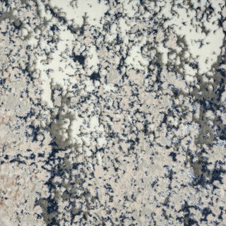 Blue/Gray Modern Abstract Indoor Area Rug, 7'5" X 9'5"