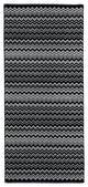 Keith Black and White Towel and Mat Collection, Color 601, Bath Mat