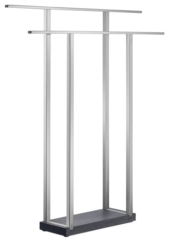 Menoto Towel Rack, Stainless Steel, Weighted Base
