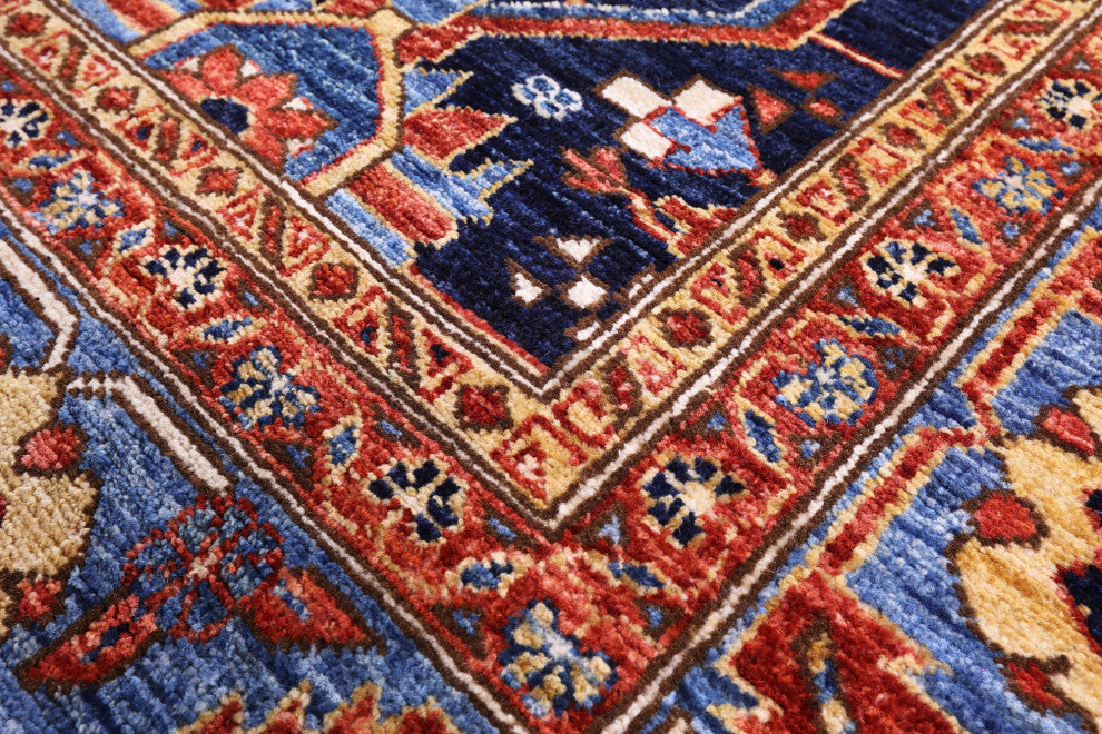 8' 11" X 17' 6" Hand Knotted Persian Fine Serapi Rug - Q12872
