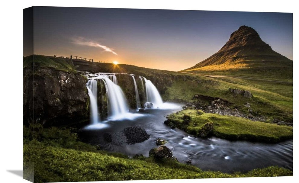 "Fairy-Tale Country" Stretched Canvas Giclee by Andreas Wonisch, 22x15"