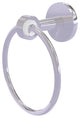 Clearview Towel Ring with Groovy Accents, Polished Chrome