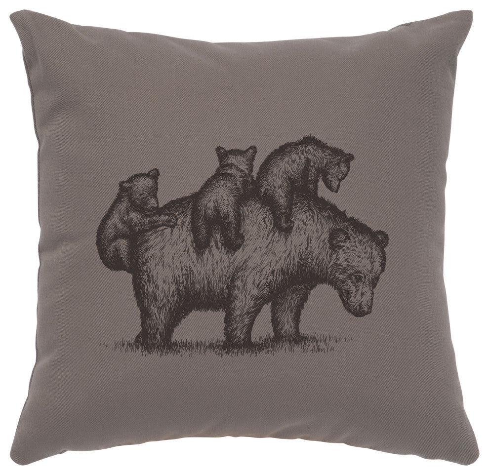 Image Pillow 16x16 Mama Bear Cotton Chrome