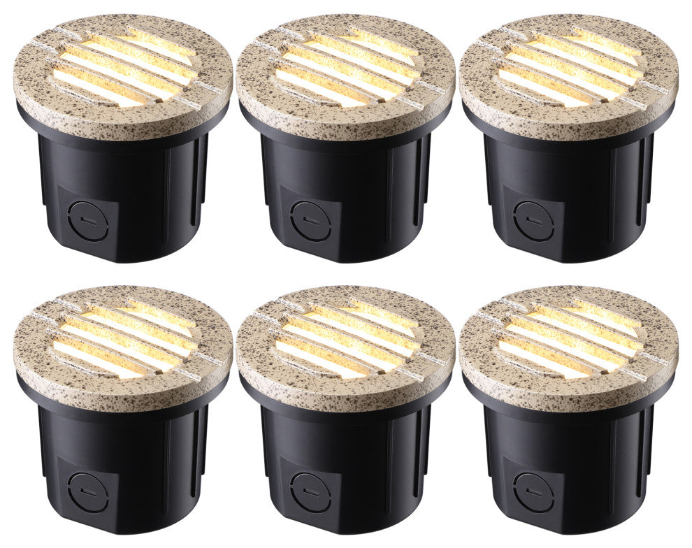 LEONLITE 6-Pack 6W Well Lights LED Low Voltage 12-24V