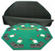 Deluxe Solid Wood Poker and Blackjack Table Top with Case by Trademark Poker