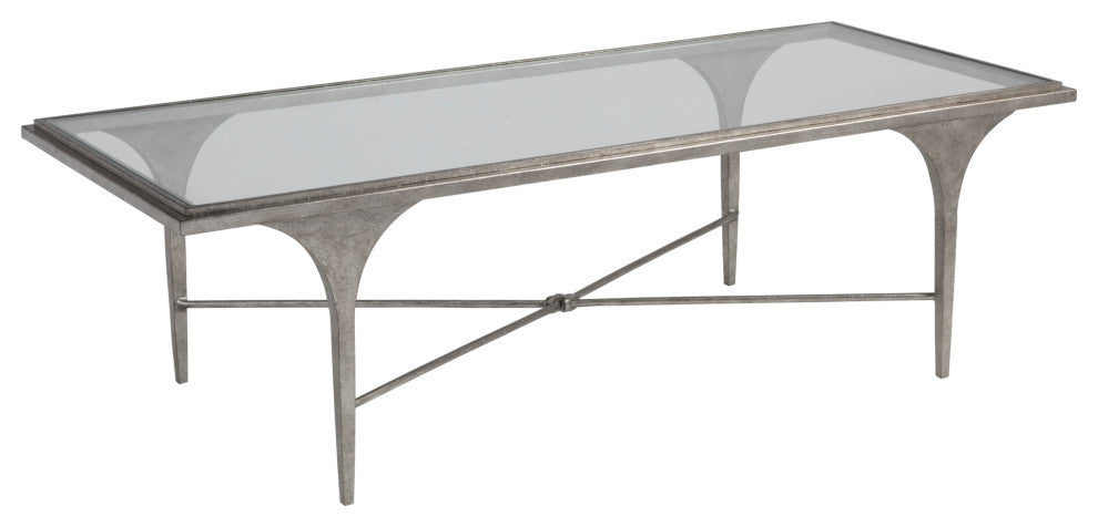 Porto Silver Rectangular Cocktail Table