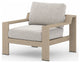 Monterey Outdoor Chair-Brown/Stone Grey