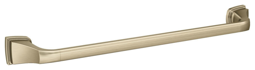 Amerock Revitalize Traditional Towel Bar, Golden Champagne, 18" Center-to-Center