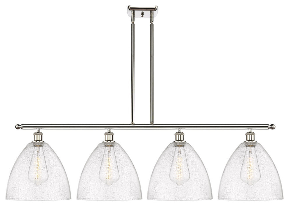 Innovations 516-4I-PN-GBD-124 4 Light Island Light, Polished Nickel