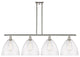Innovations 516-4I-PN-GBD-124 4 Light Island Light, Polished Nickel