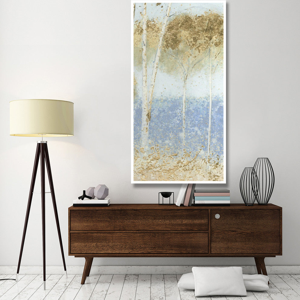 "Summer Birches IV" Digital Paper Print by James Wiens, 38"x74"
